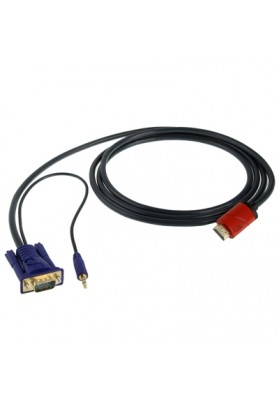 Full HD 1080P Conversion Cable HDMI to VGA and Audio Converter
