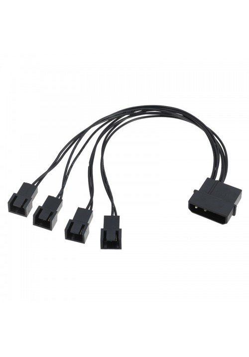 20cm 4Pin IDE to 4-Port 3Pin Power Supply Plug for PC Fan Cooling Fan Conversion Line Connector 20cm 4Pin IDE to 4-Port 3Pin Power Supply Plug for PC Fan Cooling Fan Conversion Line Connector